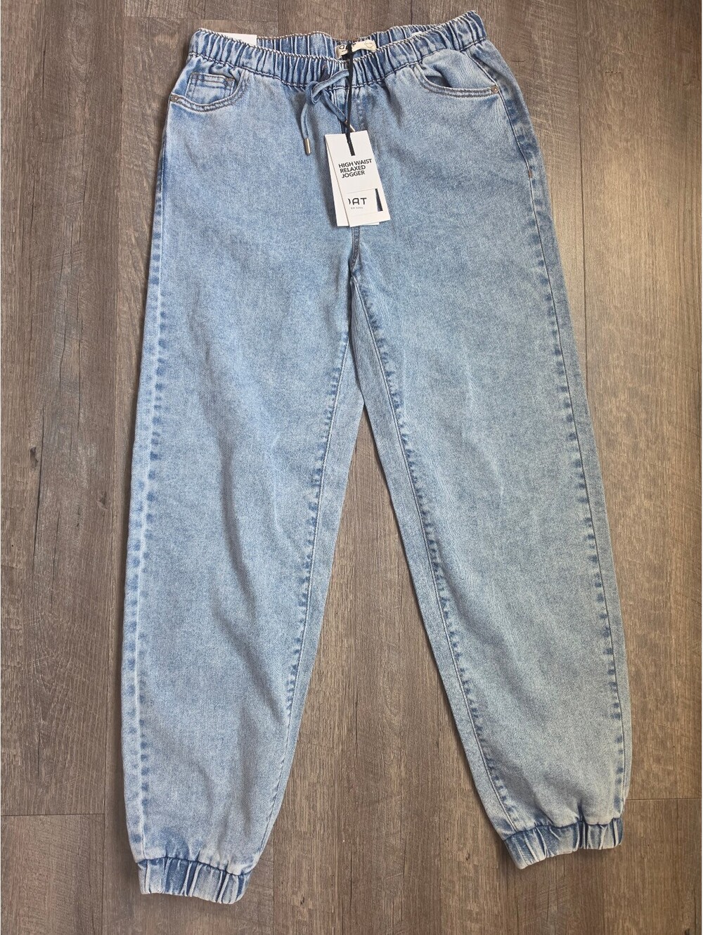 OAT New York High Waist Relaxed Jogger Denim Pants